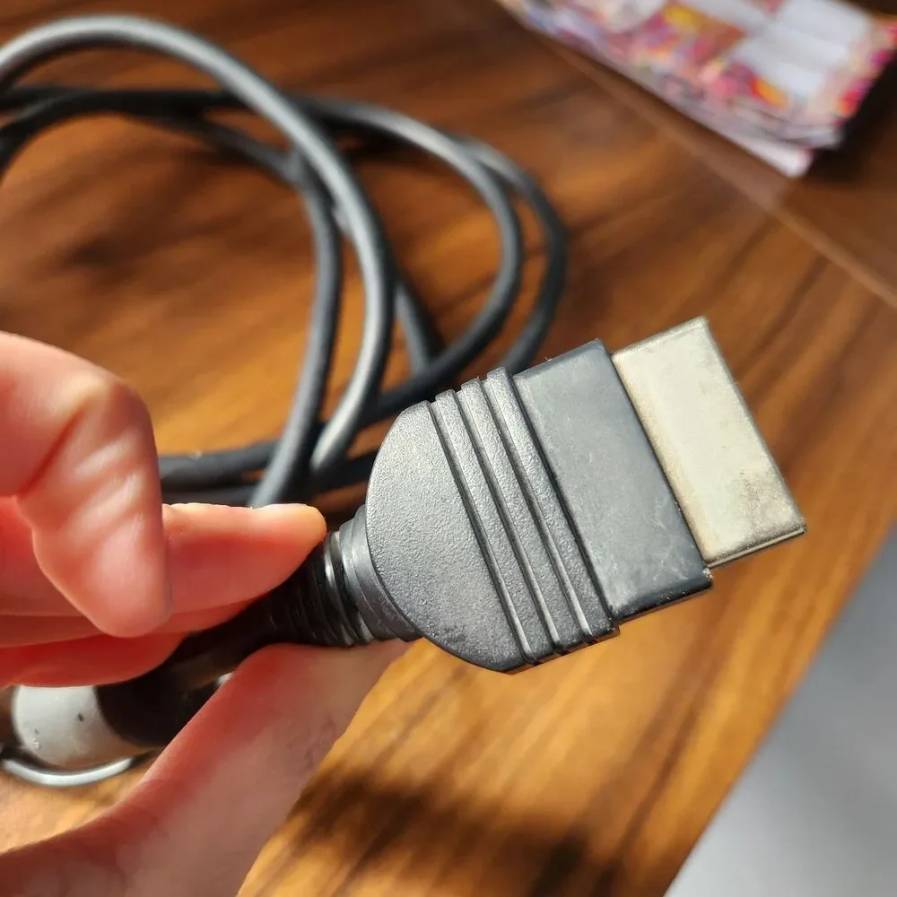 Official OEM Microsoft AV Audio Video composite Cable for Original XBOX